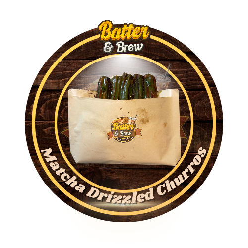 MATCHA DRIZZLED CHURROS